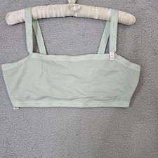 NEW NWT Victorias Secret PINK Bralette Bra XL Lightly Lined Shimmer Blue