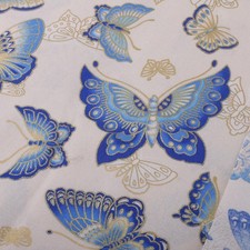 Butterflies Fabric Material By Metre Crafting Sewing 59 "