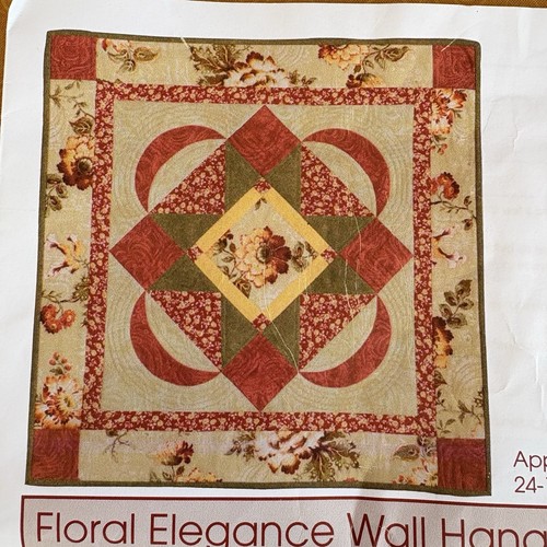 Wandbehang "Floral Elegance" durch Verbindungsgewinde 24,5" quadratisch Kit ID 5889