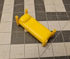 Bunk Bed Marx Guns of Navarone Playset Yellow Plastic Vintage 1970s WWII