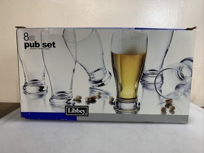 Libbey Pub Set 19oz Beer Glasses, Set of 8