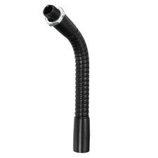 12cm/4.7" Metal Gooseneck Flexible M10 Hose for Universal Holder, Black