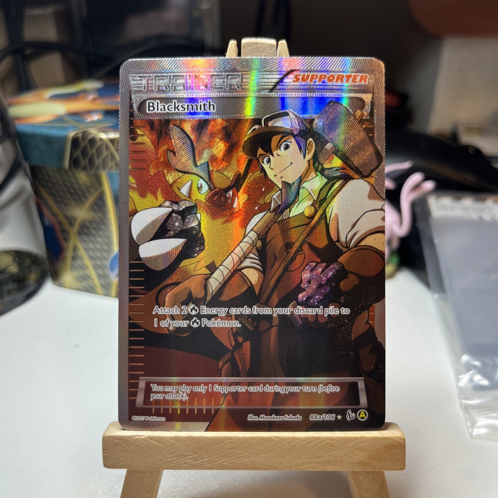 Pokémon TCG Blacksmith 88a/106 Alternate Art Promo NM