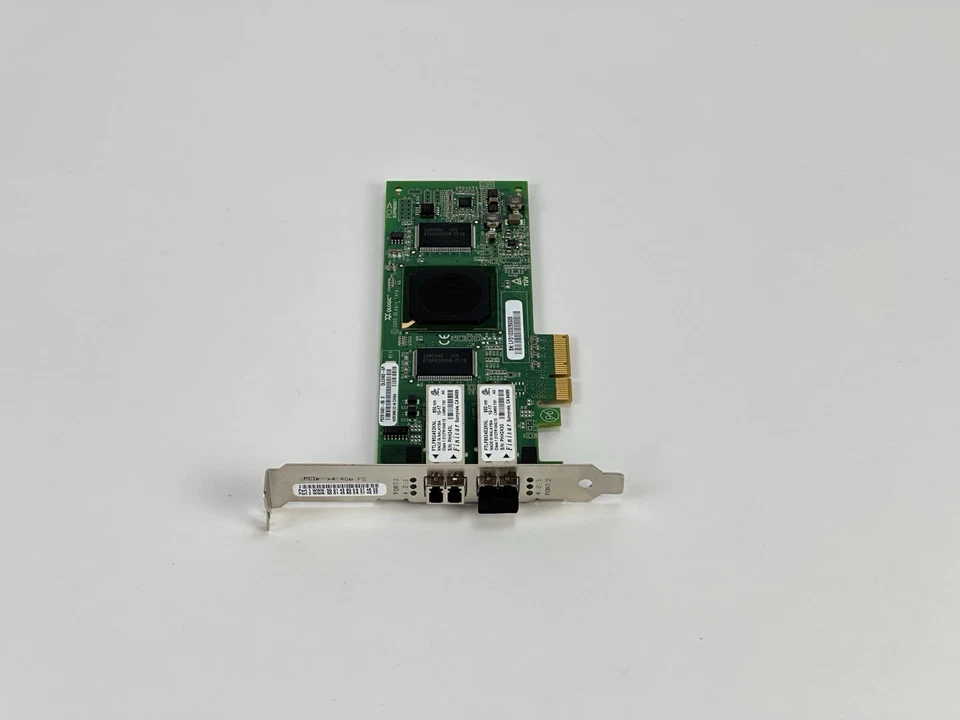 HP 407621-001 QLogic QLE2462 Doble Puerto 4GB FC Canal de Fibra PCI-e x4 HBA Óptico Foto 4 de 4