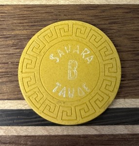 Sahara Tahoe D Roulette NCV Las Vegas, Nevada Gaming Poker Casino Chip