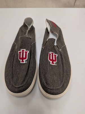 Mens Size 12 Grey Campus Cruzerz Team Sport Canvas Indiana Hoosiers Casual Shoes