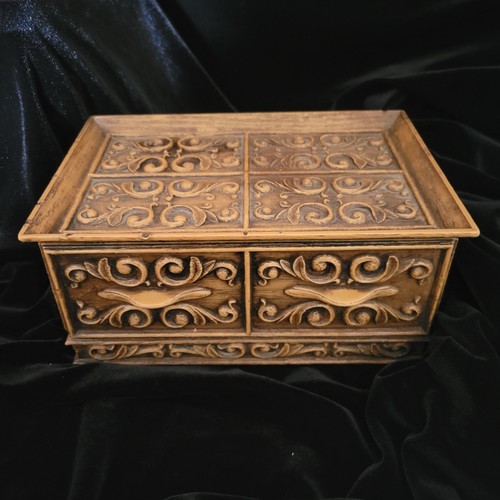 2+lbs Wearable Jewelry Mystery Jar/Treasure Chest In Vintage Lerner Trinket Box - Picture 2 of 6