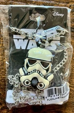 Star Wars Storm Tropper 3D Necklace Disney New Unopened Package