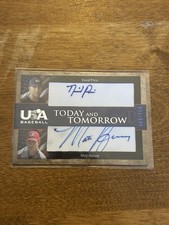 2007 USA Baseball National Signature Matt Harvey David Price Dual Auto /150