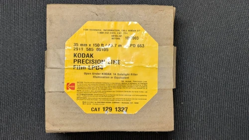 Kodak Precision Line Film LPD4 35mm x 150' Expired 10/2003 - product listing photo