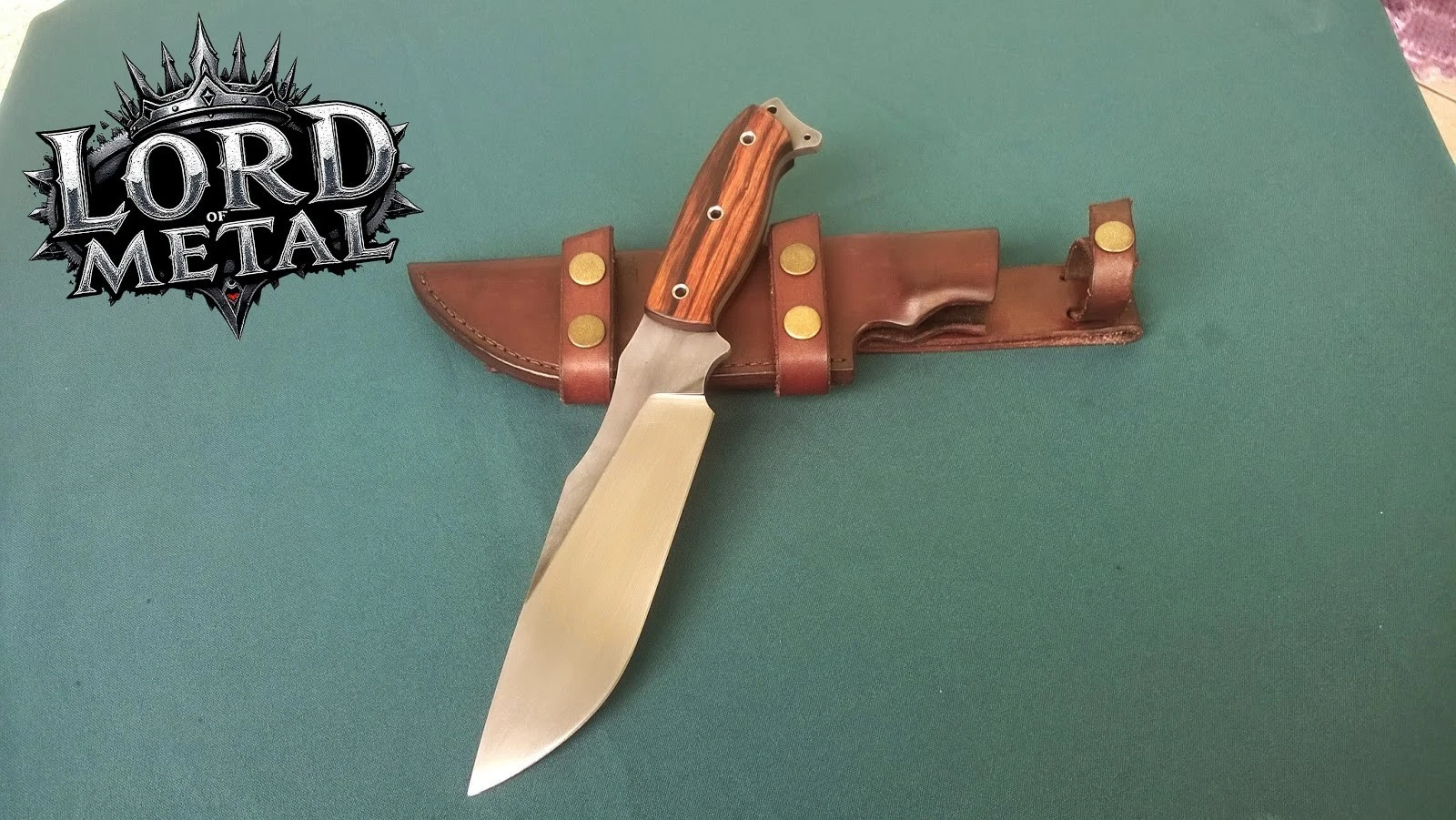 CUSTOM HANDMADE SATAN POLISH CAMPING ERVEYDAY CARRY SURVIVAL KNIFE WITH SHEATH