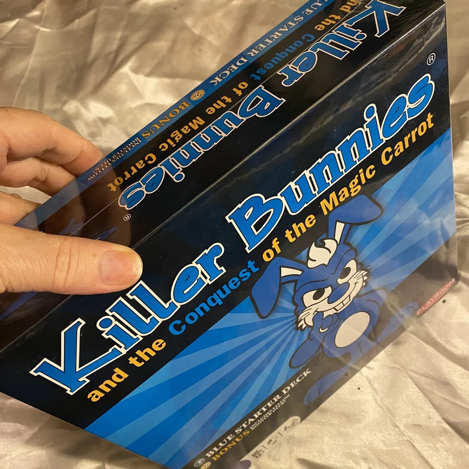 Killer Bunnies Conquest Of The Magic Carrot Blue Deck w/ Yellow Booster Sealed - Image 3 of 4