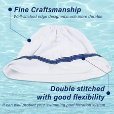 Replacement Filter Bag 8114 Washable for 4x Spare Parts Professional