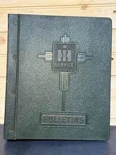 Vtg 40's 50's Antique International Harvester IH Service Bulletins Binder #2