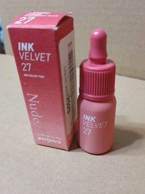 Peripera Ink Velvet Lip Tint #27 Strawberry Nude Long Lasting Matte Liquid Pink