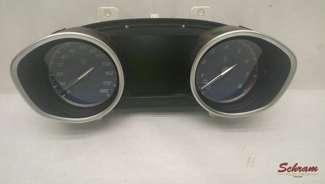 2014 Maserati Ghibli Speedometer Head/Cluster 1991359
