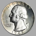BU 1942-D Washington Quarter - Pretty Example *RUO*
