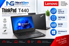 Lenovo ThinkPad T440 14'' Laptop Intel i5 4th Gen 8GB RAM 167 SSD Windows 11 Pro