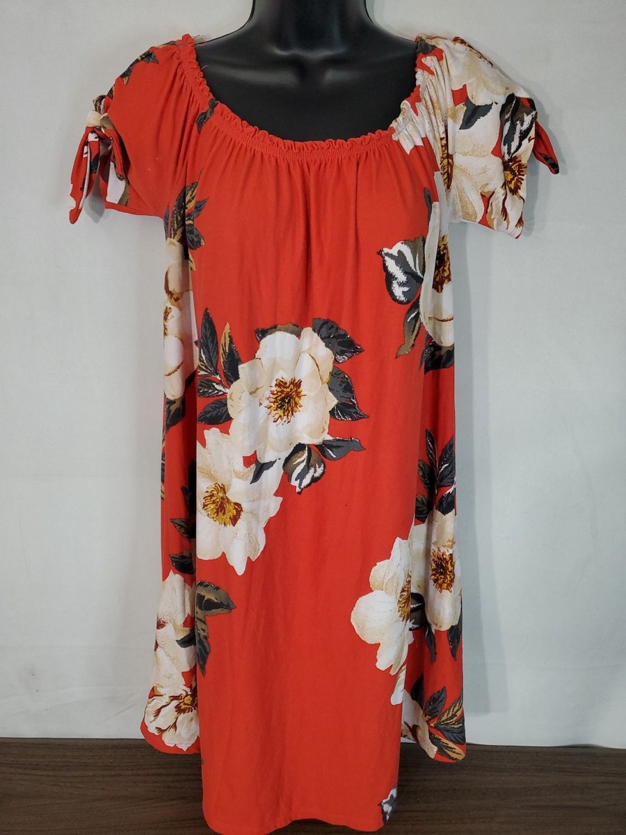 derek heart off the shoulder dress Derek Heart Dress Women's Size Large Floral Off The Shoulder Mini Flowy  Skater
