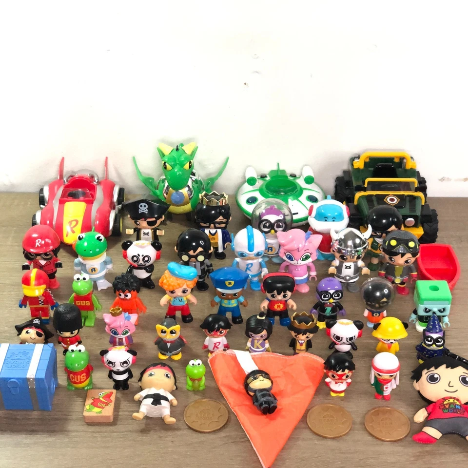 Lote de Figuras del Mundo Ryans Juguetes Figuras de Acción Estatuillas Vehículo Gran Colección 50 Foto 2 de 4