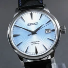 [Near MINT+] Vintage SEIKO Presage 4R35-01T0 AT Blue 40mm Men's Watch From JAPAN