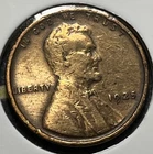 1925 penny no mint mark VF RD Gold Tone