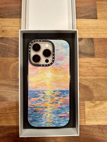 Casetify Impact iPhone 16 Pro Case with MagSafe- Frosted Sunset- Clear 