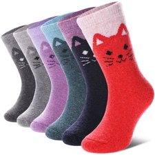 DYW Kids Merino Wool Hiking Socks Toddlers Boys Girls Winter Warm Thick Therm...