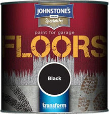 Johnstone'S Garage Floor Paint - Black 250Ml