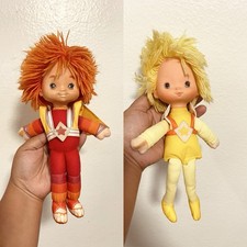 Vintage 1983 Rainbow Brite LaLa Orange  Canary 10" Doll Plush Hallmark Mattel