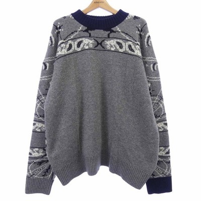 Authentic SACAI 20-2342M Knit #230-000-185-4885