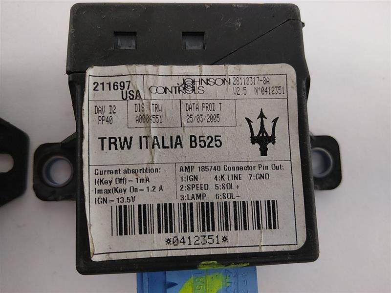 MASERATI QUATTROPOTE Body Computer Module Set Fits 2004-2008