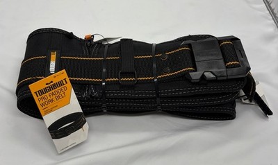 ToughBuilt Pro Padded Belt with Heavy Duty Buckle and Back Support 32in-48in NEW