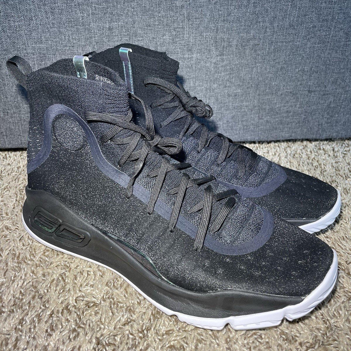 UA Curry 'More Range' Mens Size Basketball Shoes Black