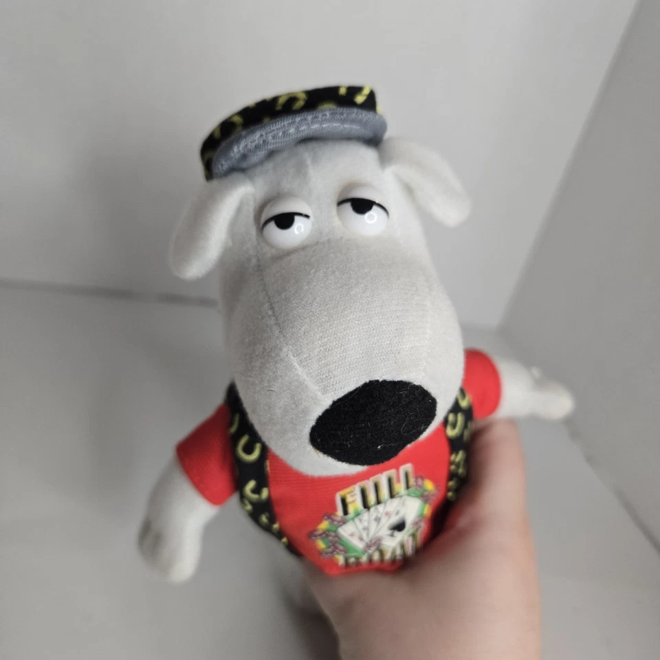 Family Guy Brian Dog Plush Stuffed Animal Full Boat Poker Player Vintage Nanco - Image 3 of 3