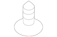 Genuine Toyota Headliner Clip 63395-0e020-b1