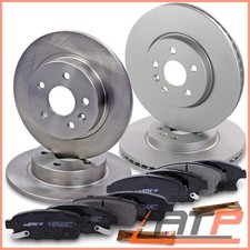 2x DISCO FRENO VENTILATO Ø300 ANTERIORE Ø268 POSTERIORE + PASTIGLIE PER OPEL VAUXHALL MOKKA