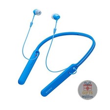 Sony WI-C400 Wireless Bluetooth Earphones Blue 20H Battery Neckband Mic