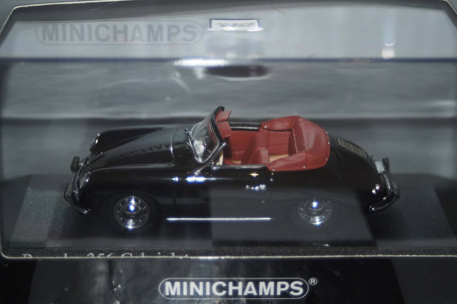 Minichamps Porsche 356 Cabriolet 1954 in Black Ref 400 065031 1:43