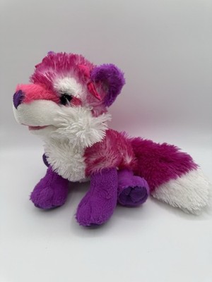 Wild Republic Pink Purple Sweet & Sassy Fox Glitter Plush Stuffed Animal Toy