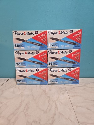 Paper Mate 1921067 Bold 1.4 mm Retractable Ballpoint Pen - Black (36/BX) New