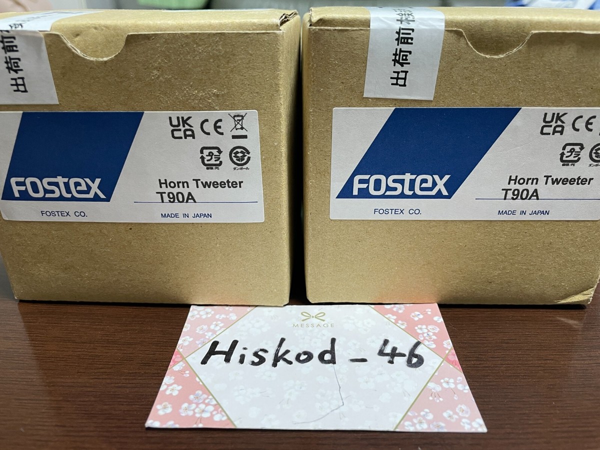 FOSTEX T90A Horn Super Tweeter sound Speaker ALNICO High-End Ring