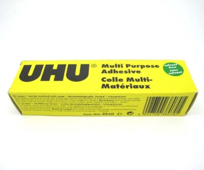 UHU All Purpose Adhesive 35ml Crystal Clear Universal Glue for All Materials