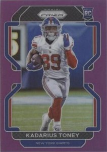 2021 Panini Prizm - Rookie Purple Prizm #342 Kadarius Toney /125 (RC)