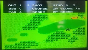 Bandai Golf: Challenge Pebble Beach (Nintendo NES) w/ Manual USED/TESTED