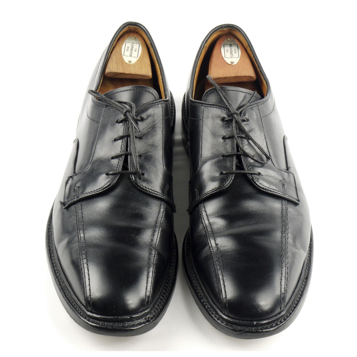 ALLEN EDMONDS Hillcrest Black Bicycle Toe Oxford Shoes 12 D NEW