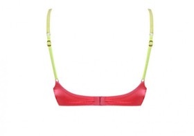 Agent Provocateur VIV Bra 32A NWT Pink & Lime Orig. $130 RARE! Silk! [Y2]