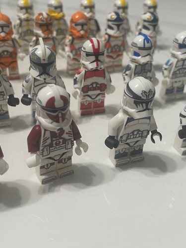 You pick color receive 2 Lego Star Wars Custom Minifigure Clone