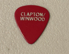 Eric Clapton & Steve Winwood Guitar Pick US Tour Concert Stage Plectrum RARE