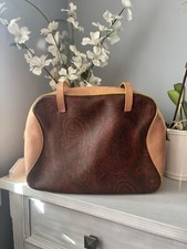 Etro Paisley Leather Shoulder Bag